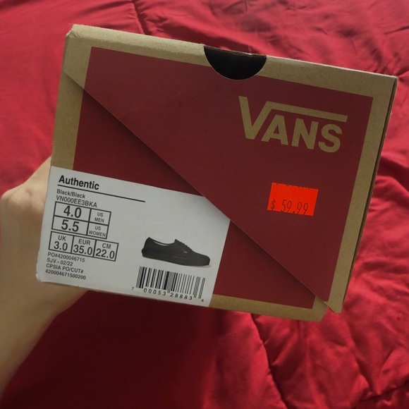Vans Classic Black Lace-Up Shoes - Picture 4 of 6